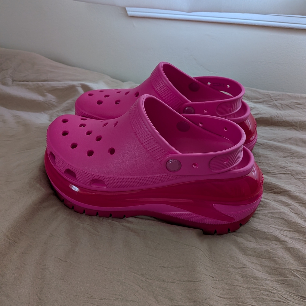 CROCS Pink Mules & Clogs - Picture 5 of 6